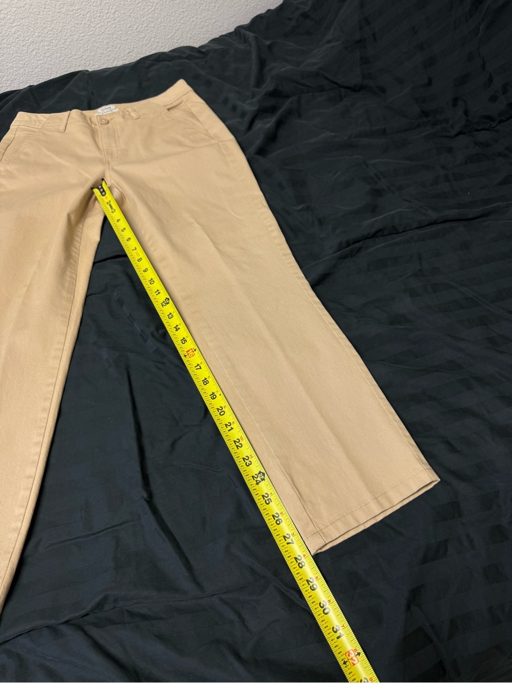 L.L. Bean Khaki Straight Favorite Fit Pants in Tan - Picture 6 of 9